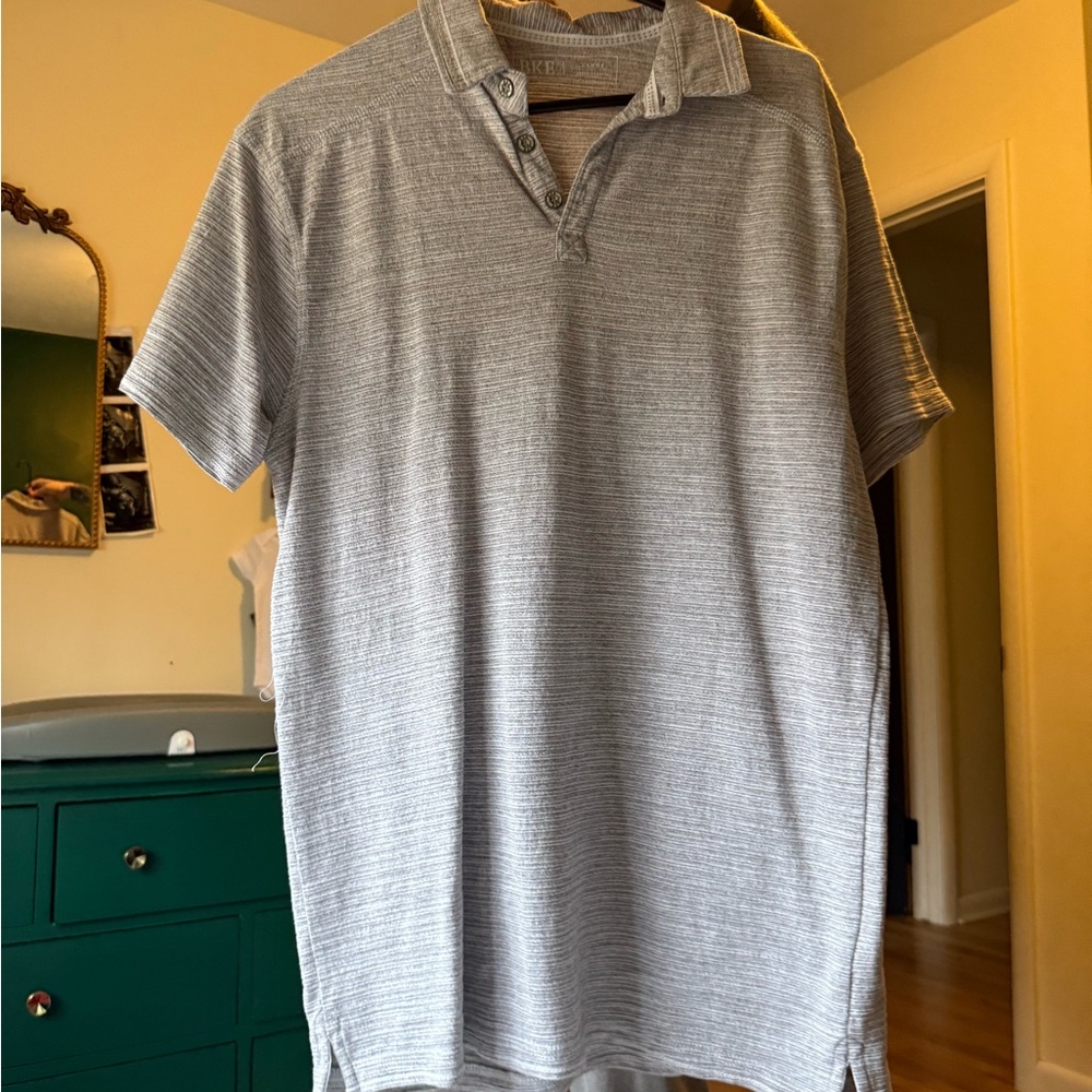 Men's Gray Polo Shirt